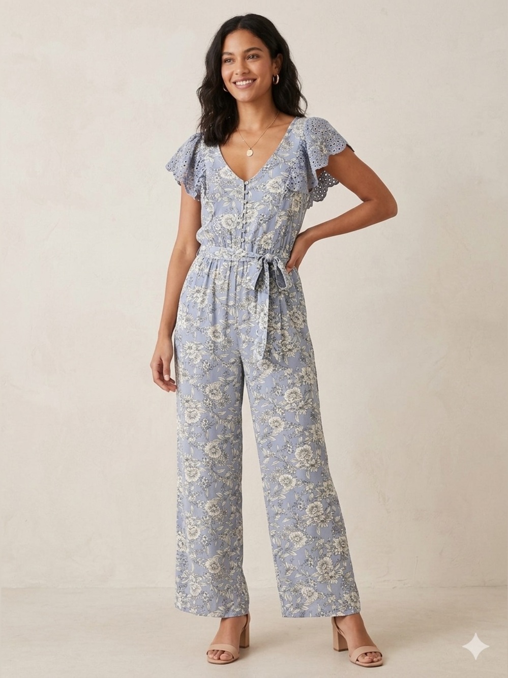 American Eagle Outfitters Rayon Jumpsuit